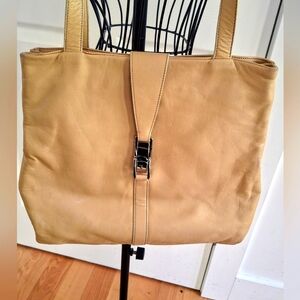 Rare Find Trussardi Italian Leather Tote, Shoulder Bag, 12x12